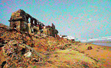 The damage at cyclone-hit Gopalpur beach. pti file photo