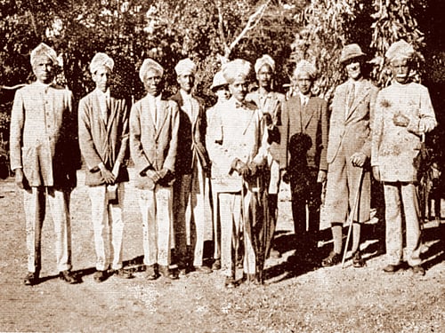 LONG AGO At the opening of the Experimental Station Laboratory by the Maharaja of Mysore.