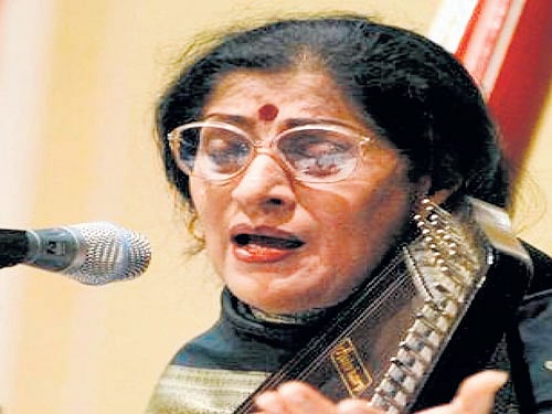 A breakthrough voice Hindustani music maestro Kishori Amonkar.