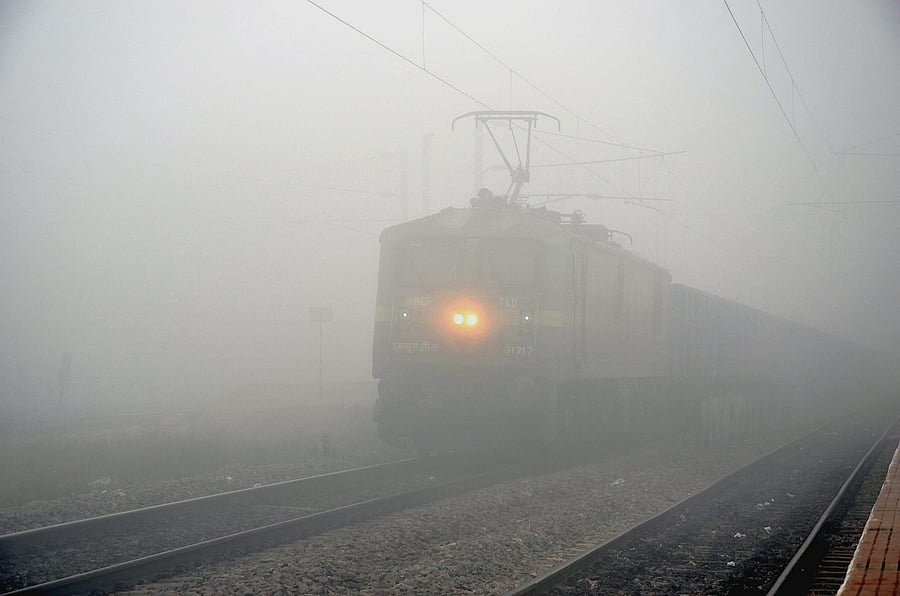 The North remained in the grip of cold conditions on Sunday with dense fog affecting rail and air traffic in the region. PTI file photo