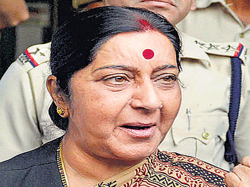 External Affairs Minister Sushma Swaraj
