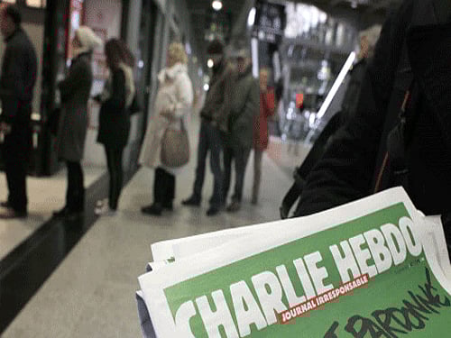 The editor of a local Urdu daily has been arrested on charges of reprinting a controversial cartoon of Prophet Mohammed.AP File Photo For representation