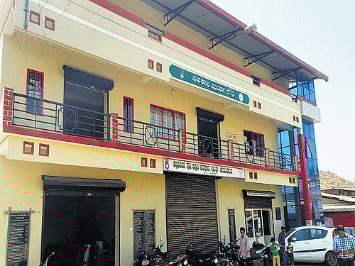 A view of Kalasa Primary Agriculture and Credit Cooperative Society. Dh photo