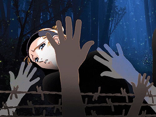 Under attack over handling of the rape-cum-murder case of a mentally challenged woman from Nepal, Haryana police arrested eight youths.DH Illustration for representation purpose only