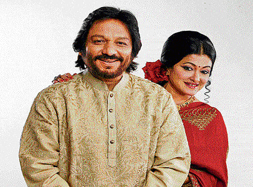 IN HARMONY Singers Roopkumar Rathod & his wife Sunali.