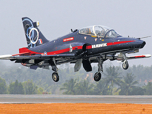 HAL's indigenous products will enthral visitors with their flying and static displays during the 10th edition of Aero India from February 18-22, 2015. HAL's Light Combat Helicopter (LCH), Light Combat Aircraft (LCA)-Tejas, will be on flying display, showing their versatility. DH File Photo