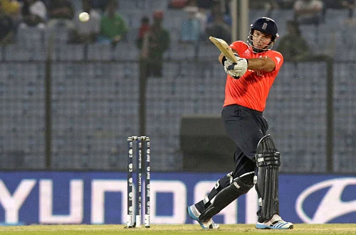 Electing to bat, England were bundled out for a meagre 123 against New Zealand in a Pool A match of the cricket World Cup here today. AP file photo