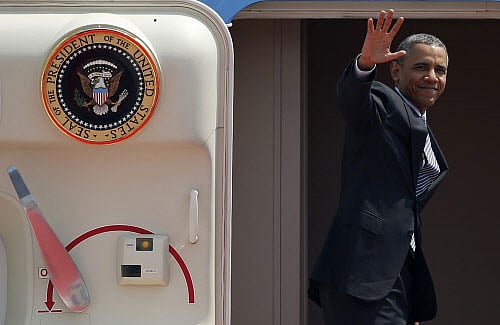 US President Barack Obama will soon fly in a new helicopter whose cabin has been made in India. Reuters photo