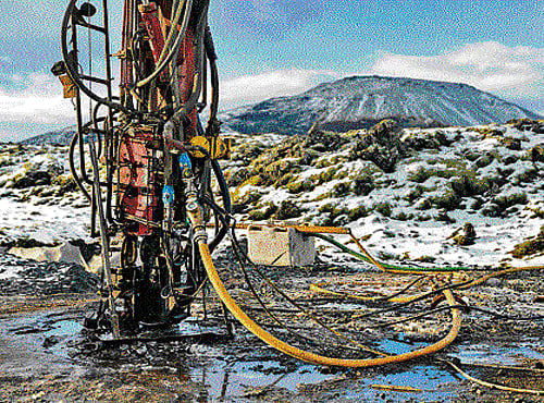 OVER TIME Mineral carbonation can occur in many kinds of rock, but often it is extremely slow.