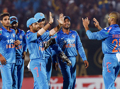 Innovation is the name of the game if one wants to beat drudgery of mundane training sessions as Team India showed today during their 75-minute fielding session with drills that had the cricketers interested and enjoying every bit of it. PTI File Photo.