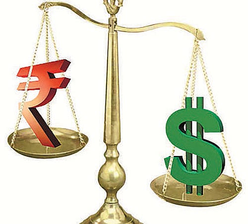 The Indian rupee today breached the the 63-mark intra day against the Greenback and ended with a sharp loss of 47 paise at 62.97 on sustained dollar demand from importers amid weakness in local shares.