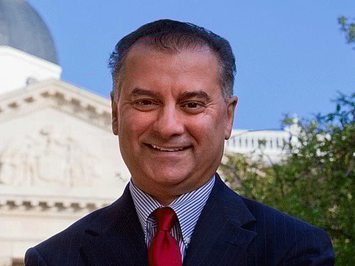 Kumar P. Barve, the first Indian-American to be elected to a state legislature in the US in 1990, now plans to run for the US House of Representatives in 2016. Photo courtesy: Twitter
