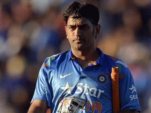 For the first time in six matches India were stretched before they came on top but MS Dhoni saw it as a blessing in disguise. Reuters File Photo.