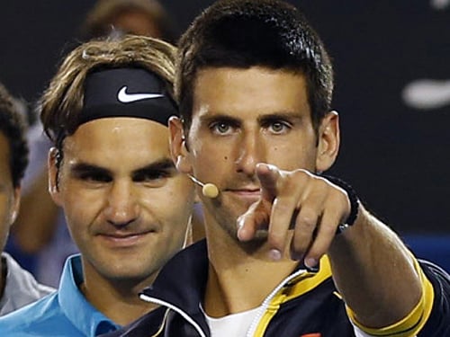 Novak Djokovic defeated Roger Federer 6-3, 6-7 (5/7), 6-2 to successfully defend his Indian Wells crown and claim his 50th career ATP title on Sunday. Reuters File Photo