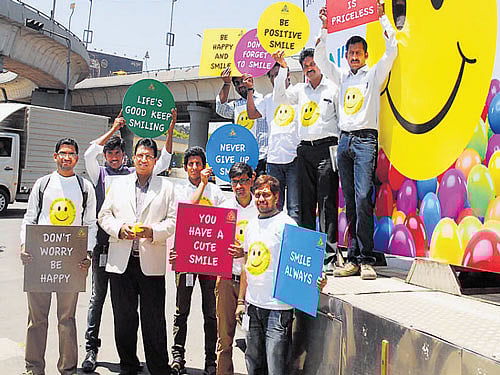 delighted The volunteers at the event.