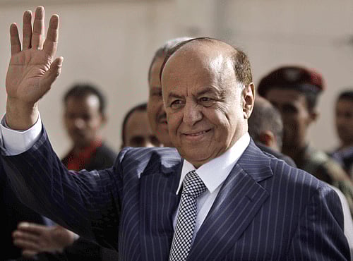 Yemen's President Abed Rabbo Mansour Hadi, AP file photo