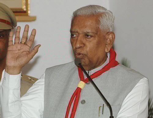 Governor Vajubhai Vala. DH File Photo.