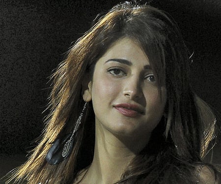 Actress Shruti Hassan Dh file photo