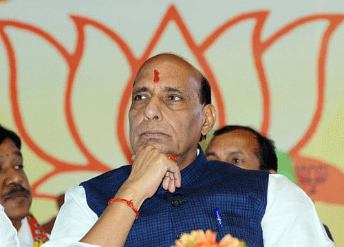 Union Home Minister Rajnath Singh. DH file photo