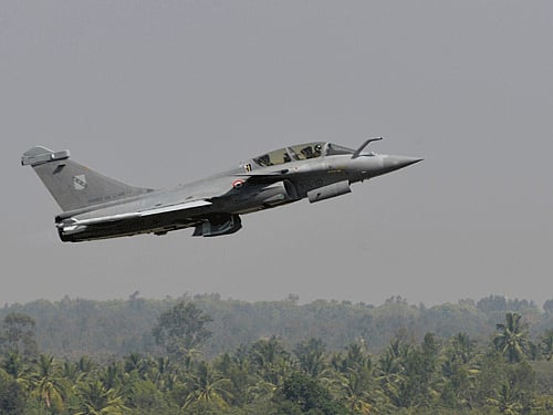 63 Rafale aircraft. AFP File Photo.