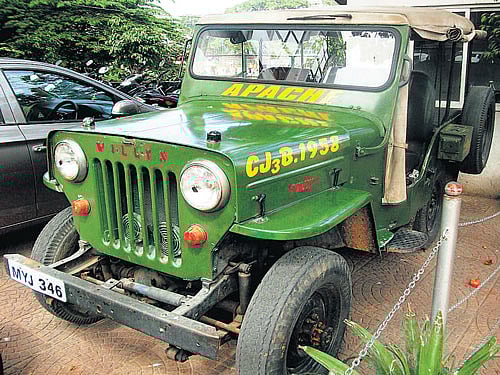 The Willys CJB 1958 model (left) and the Emperor. DH Photos by the author