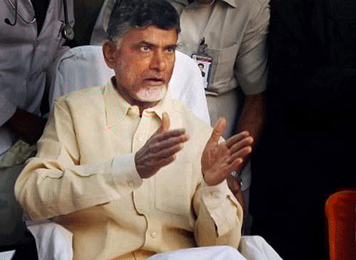 Choef Minister  Chandrababu Naidu. PTI file photo