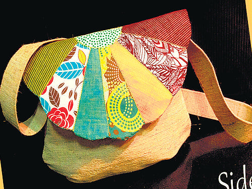 One of the hand bag made by Kavita Jain