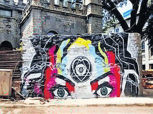 quirky The street art on St Mark's Road and (right) Church Street.