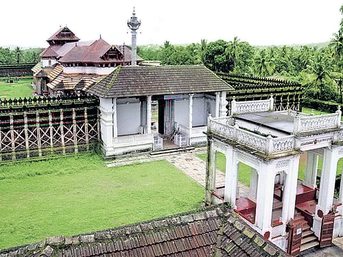 beguiling Savira Kambada Basadi in Moodabidri. dh photo by govindraj javali