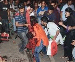 Ananta Bijoy Das died instantly after a gang of masked men attacked him with machetes near his house at Subidbazar area in Sylhet city this morning while he was on the way to his office, police said. Picture for representation