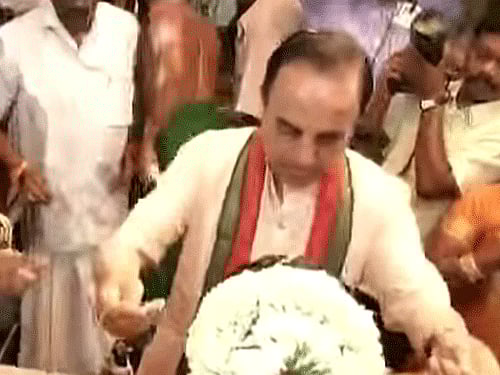 Subramanian Swamy. screen grab