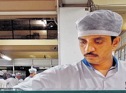 Raghu at work.