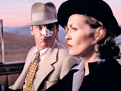 A reel Rewind (Left) Jon Voight and Dustin Hoffman in 'Midnight Cowboy'; Jack Nicholson & Faye Dunaway in 'Chinatown'.