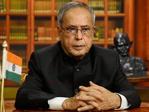 President Pranab Mukherjee pti file photo