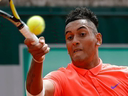 Nick Kyrgios. AP file photo