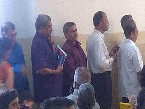 Defence Minister Manohar Parrikar, image courtesy: facebook