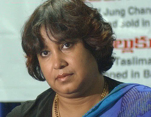 Controversial Bangladeshi writer Taslima Nasreen, AP file photo