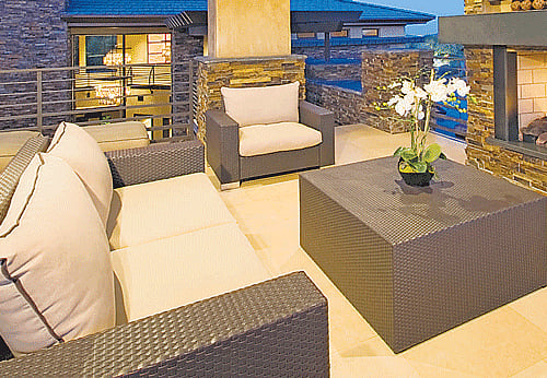 Coffee tables can add an air  of luxury or lend a more casual atmosphere.