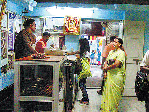 loyal Customers at the eatery.