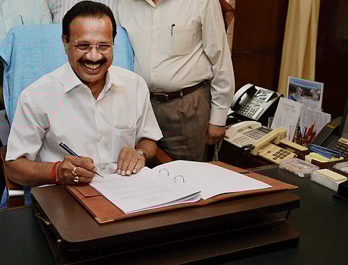 Law Minister D V Sadananda Gowda. PTI file photo