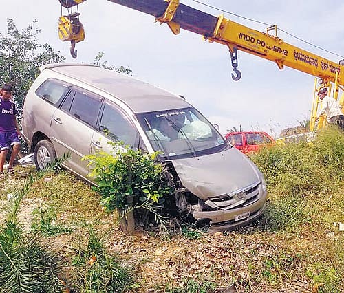 Car accident. DH File Photo for representation purpose only.