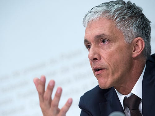 Swiss attorney general Michael Lauber. AP File Photo.