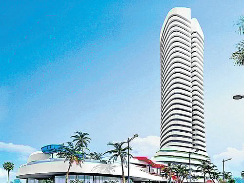 Amwaj Suites and Residences will include several swimming pools, an artificial wave pool and water rides at the base of a tower likely to be 29 levels high, Al Bandary Real Estate general manager Maen Al Haj told Arabian Business.