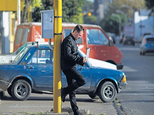 exposing flaws: Cesar Cerrudo, a security researcher at IOActive Labs, in Parana, Argentina, hacks into cities' traffic systems to expose areas of vulnerability. No comprehensive system exists for vetting security and responding to cyber-attacks at the municipal level. nyt