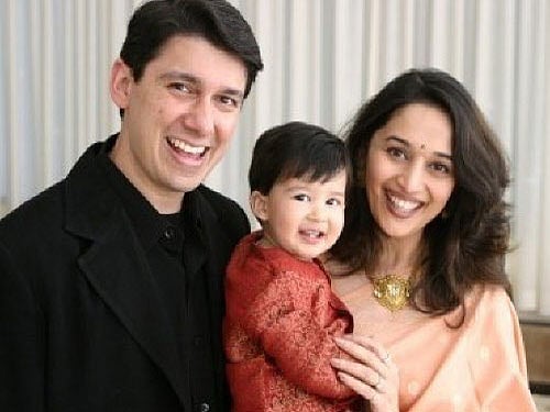 Actress Madhuri Dixit had an arranged marriage with doctor Shriram Nene in 1999. File photo