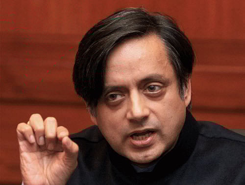 Former Union Minister Shashi Tharoor, pti file photo