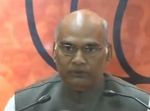 Ram Nath Kovind. Screen grab