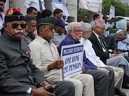 ex-servicemen. DH File Photo.