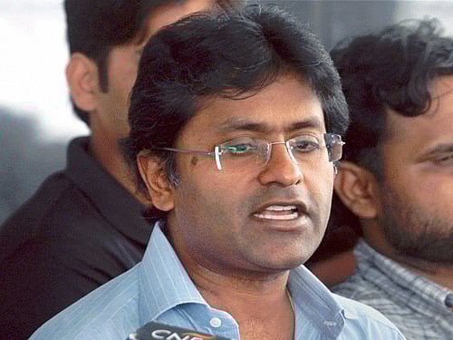 Disgraced former IPL boss Lalit Modi. PTI File photo