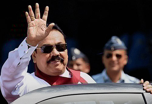Mahinda Rajapaksa, pti file photo